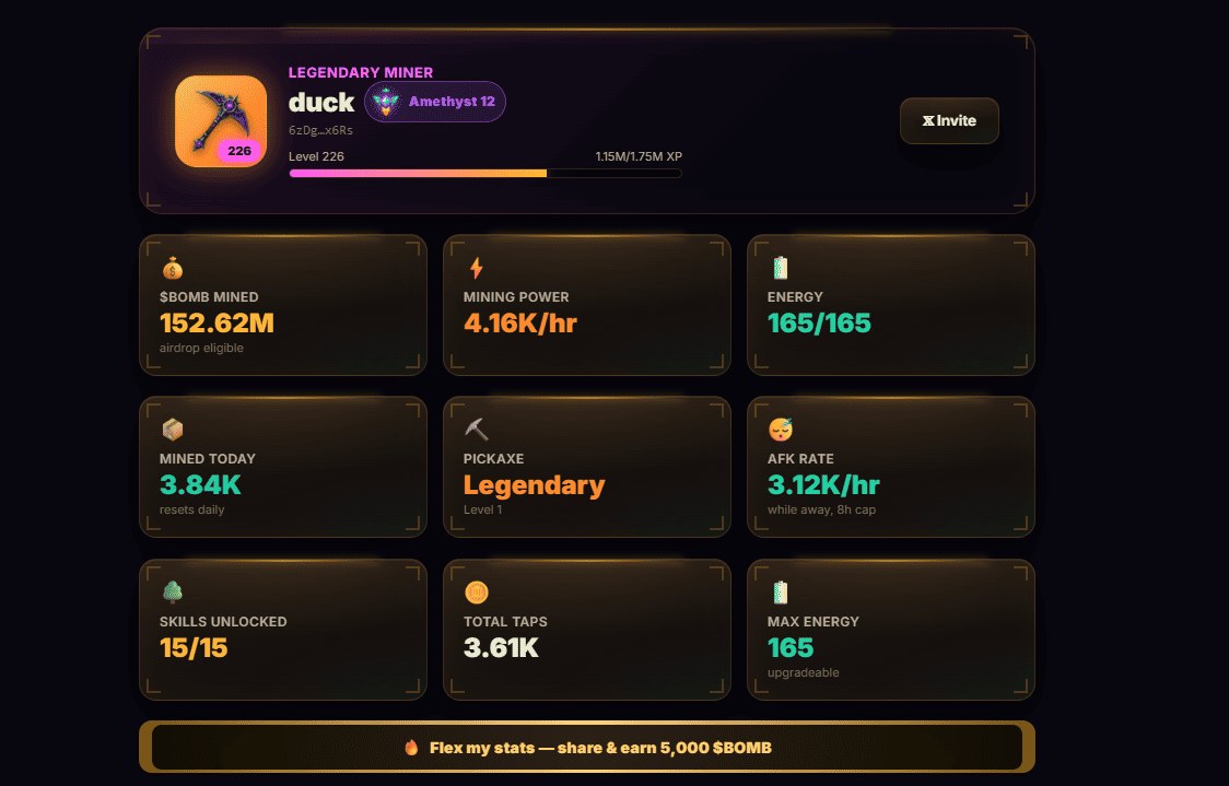 Bomb Miner screenshot